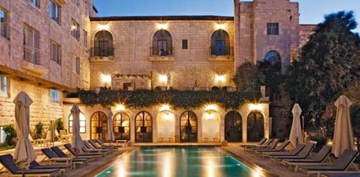 Israele. Storico hotel di lusso nel cuore di Gerusalemme: The American Colony Hotel